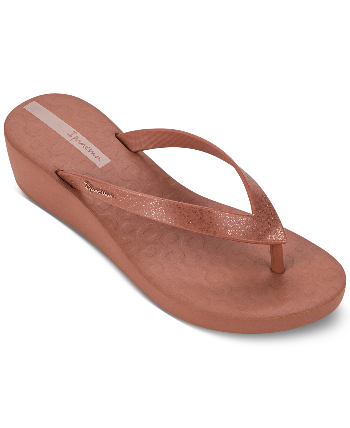 Shop Ipanema Selfie Wedge Flatform Sandals In Dark Pink