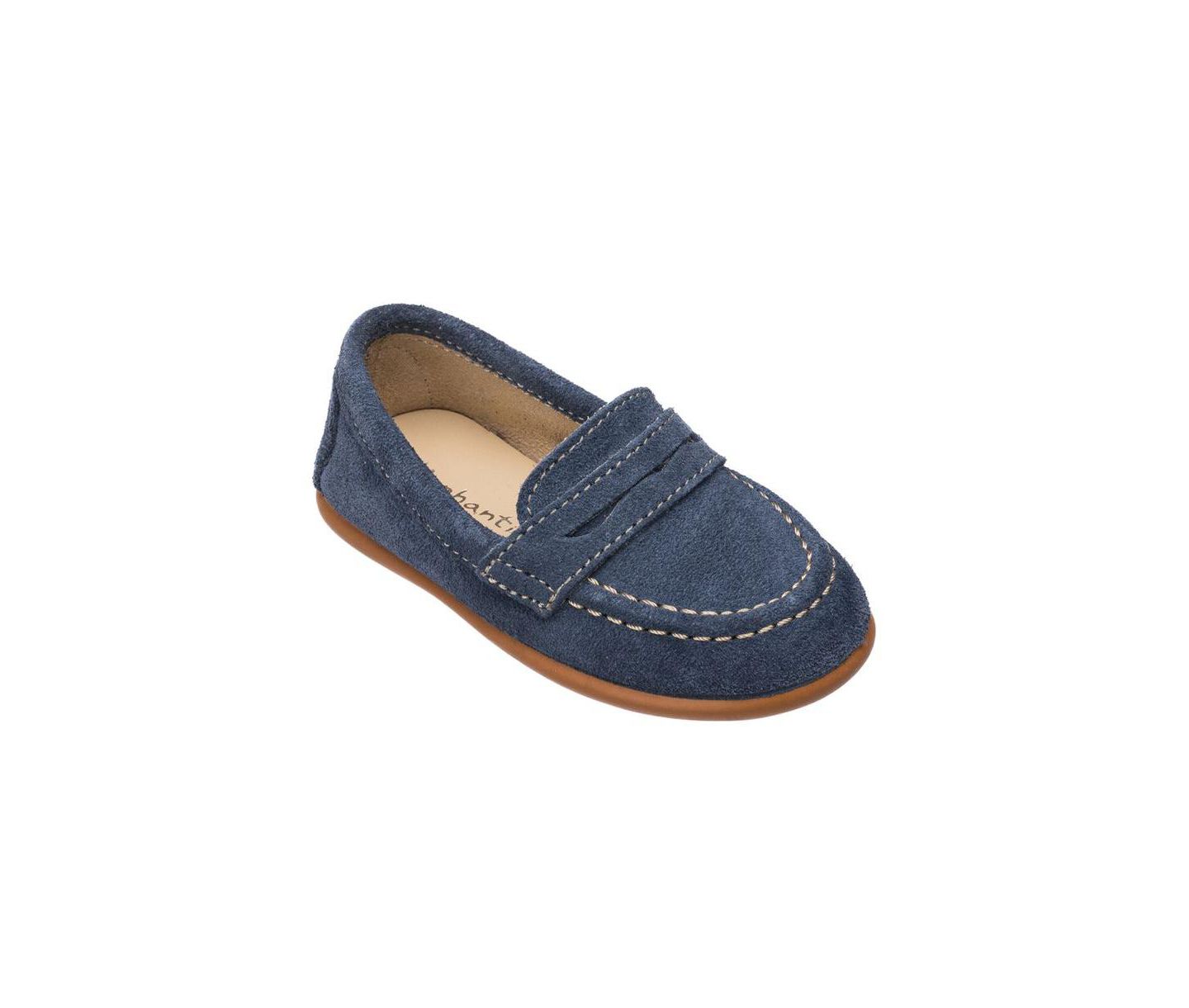 Туфли Elephantito Suede Penny Loafer для мальчиков, цвет: Джинсовый — фото 3