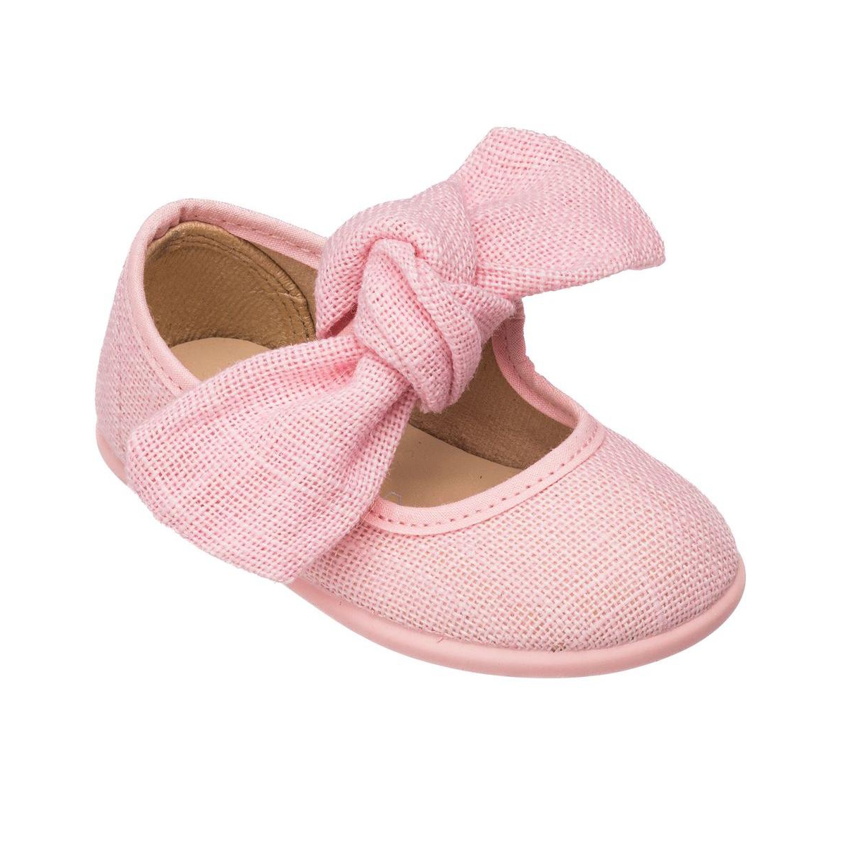 Elephantito Big Girls . Linen Bow Mary Jane