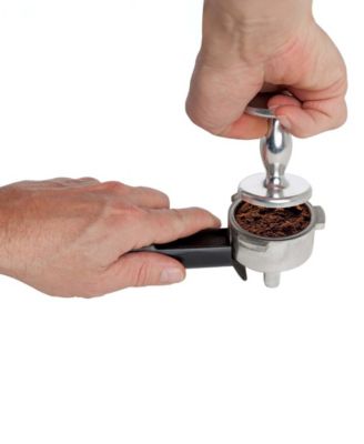 12-Ounce Frothing Pitcher with Milk Frother 16-Ounce and Dual-Sided Espresso Tamper 48 and 53-Millimeters