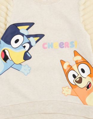 Little Girls Bingo Fleece Fur Sweatshirt Toddler|Child