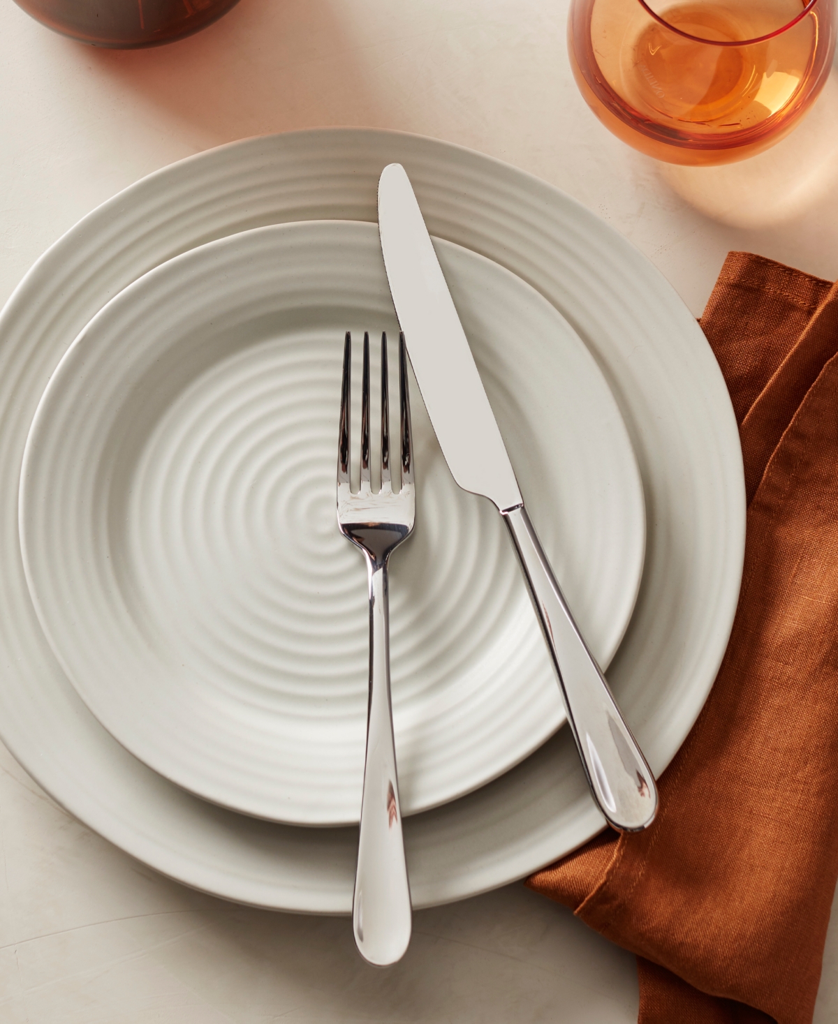 Oneida Grant 20 Piece Everyday Flatware Set, Service for 4 - Metallic and Stainless