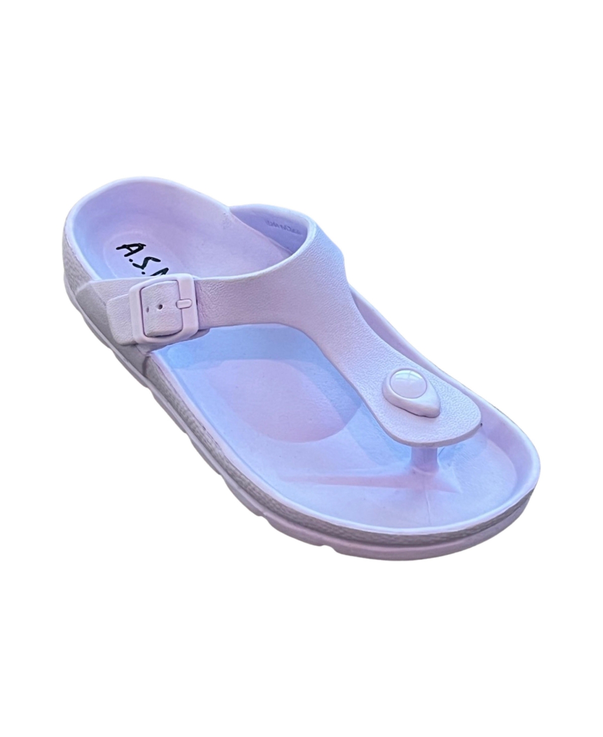 Women's Comfort Slide Thong BuckleÂ EvaÂ FlatÂ Sandal - Grey