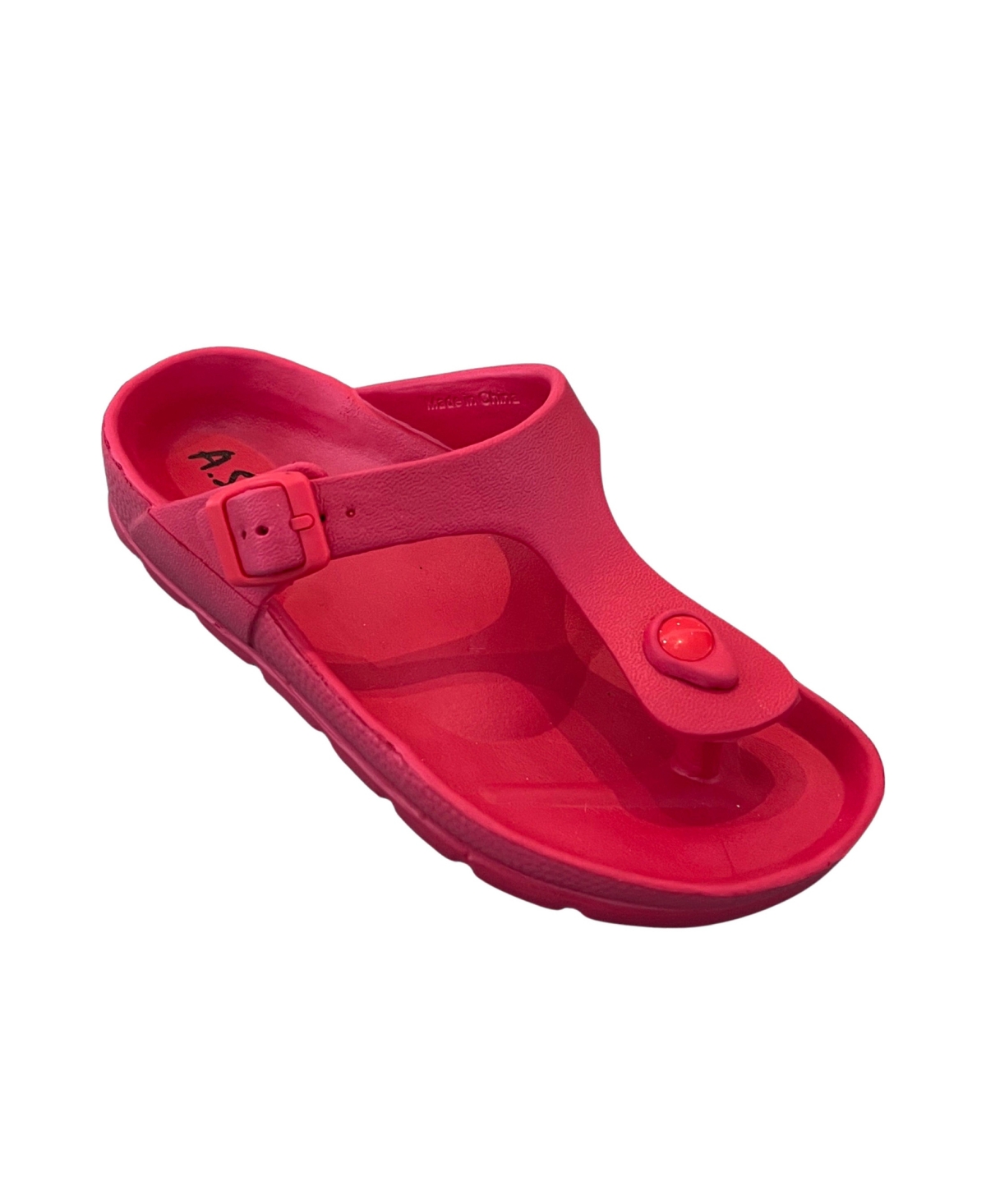 Women's Comfort Slide Thong BuckleÂ EvaÂ FlatÂ Sandal - Grey