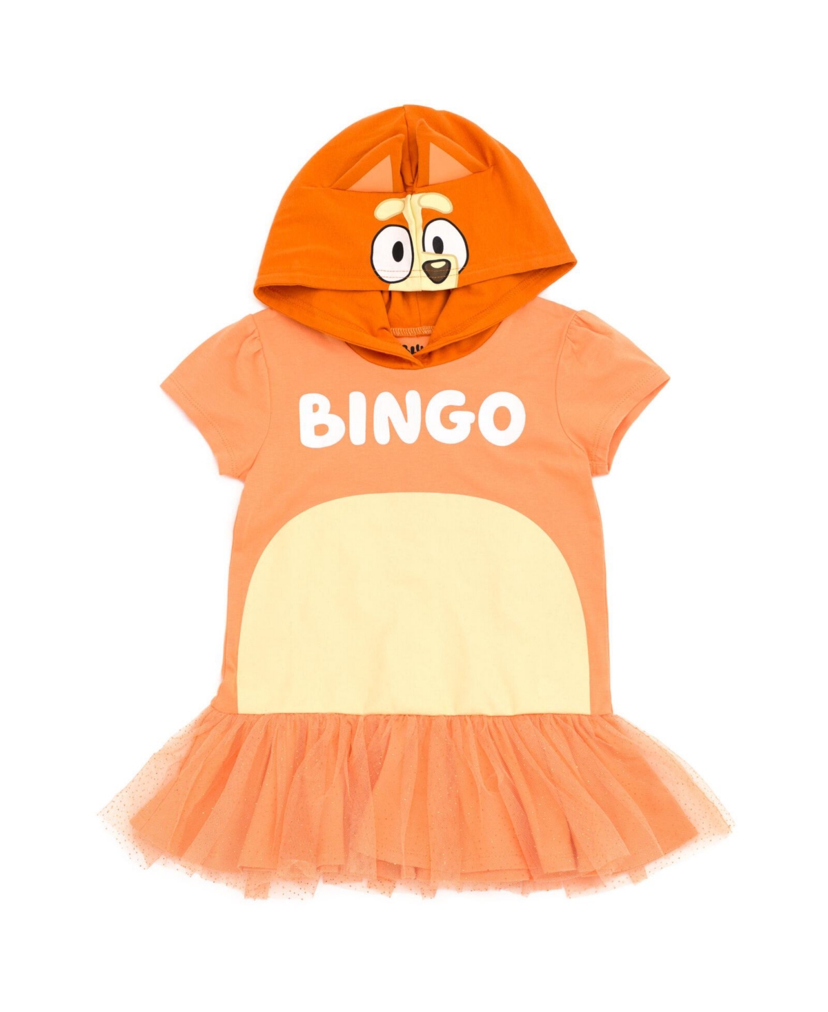 Bluey GirlsCosplay T-Shirt Dress and Leggings Outfit Set - Bingo