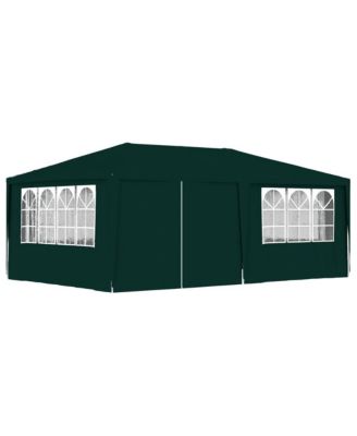 Professional Party Tent with Side Walls 13.1'x19.7' Green 0.3 oz/ft²