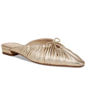 Sam Edelman - Women's Julia Ruched Pointed-Toe Flats