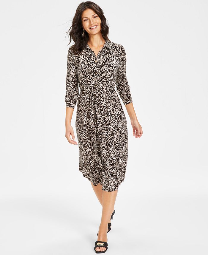 Macys inc hot sale leopard dress