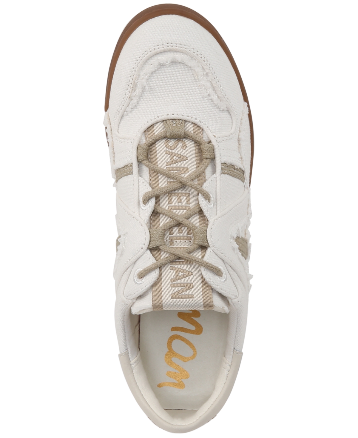 Sam Edelman Women's Jayne Vintage Lace-Up Jogger Sneakers -Stone Grey