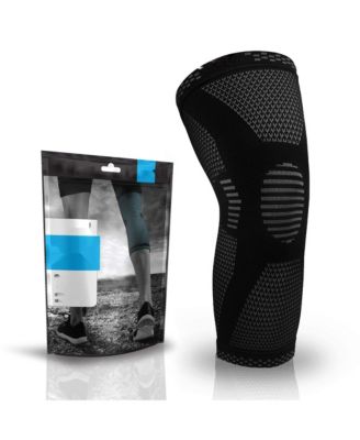 Powerlix Small Knee Sleeve: Support for Running, Basketball, Weightlifting, Gym - Black