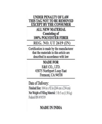 Viola Damask 3-Pc. Comforter Set, King/California King