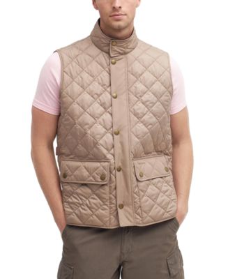 Barbour Essential Gilet Vest Mens Large Maroon/Blue Quilted Snap Sweater on sale Jacket