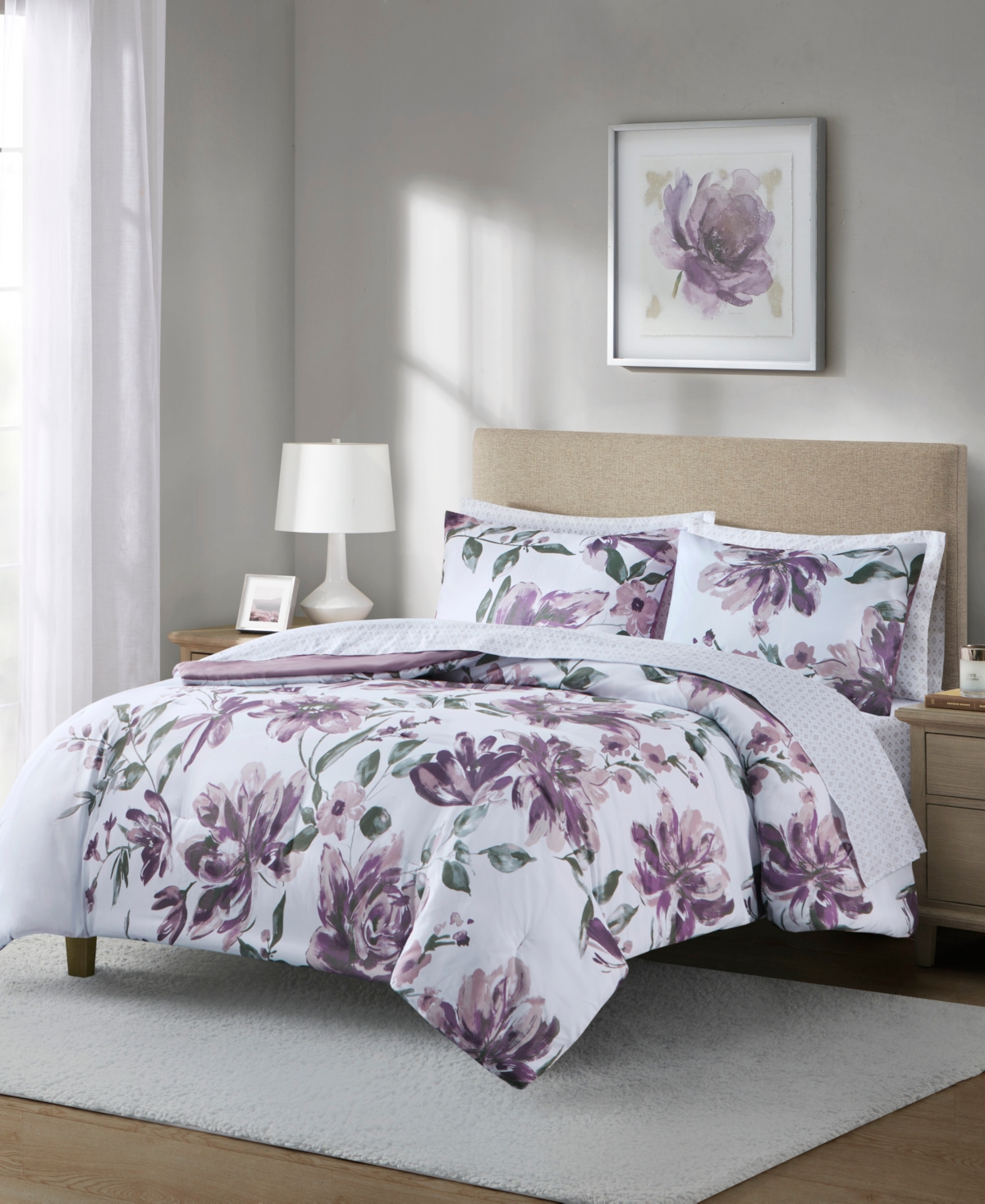 Madison Park Essentials Alice Floral -Pc. Comforter Set