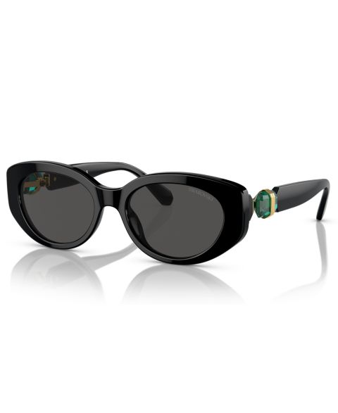 Женские солнцезащитные очки Swarovski Sunglasses SK6002, цвет: Чёрный