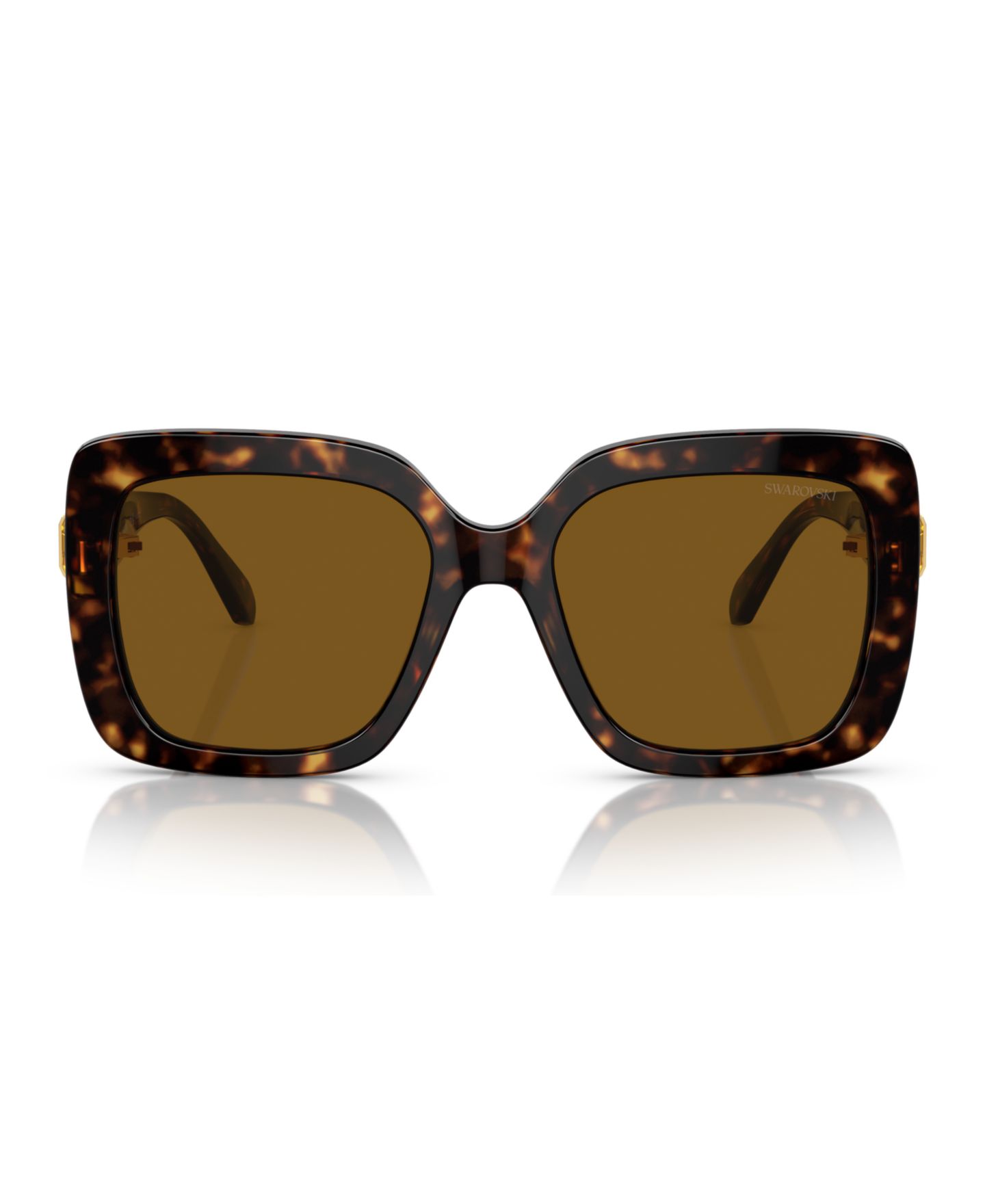 Женские солнцезащитные очки Swarovski Polarized, SK6001, цвет: Гавана — фото 2