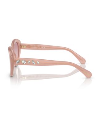 Women's Geometric Crystals Gradient Sunglasses, SK6005