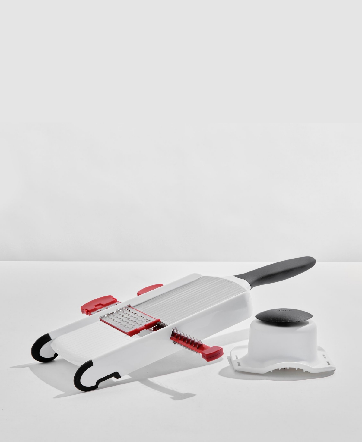 Cuisipro 3 Blade 14" Handheld Mandoline In Silver