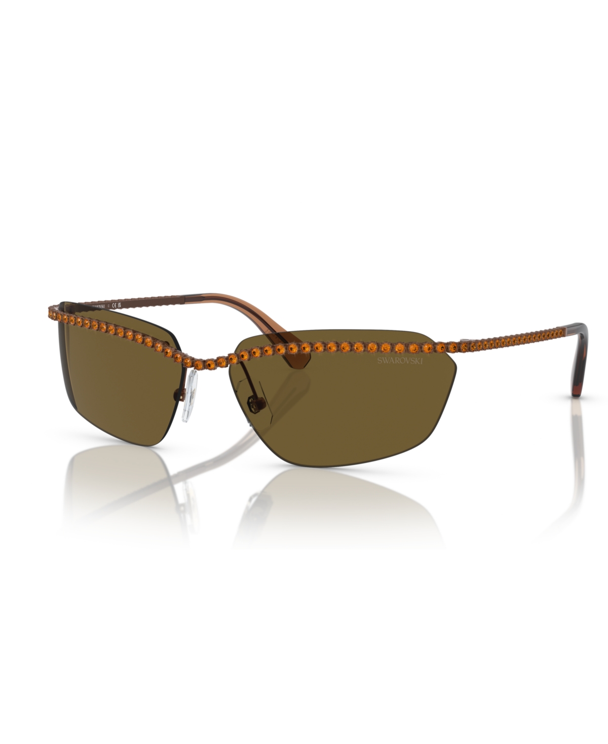 Swarovski Women's Sunglasses Sk7001 In Brown