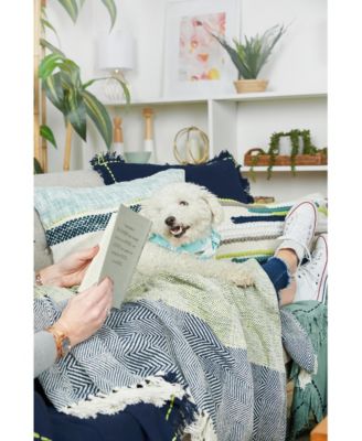 Jason Handwoven Reversible Cotton Throw Blanket, 50" x 60"