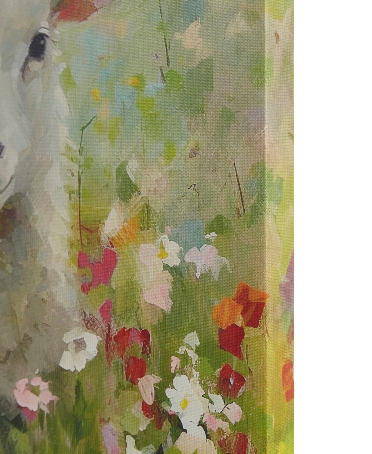 Madison Park Sunshine Animals Lamb Canvas Wall Art In Medium Gre