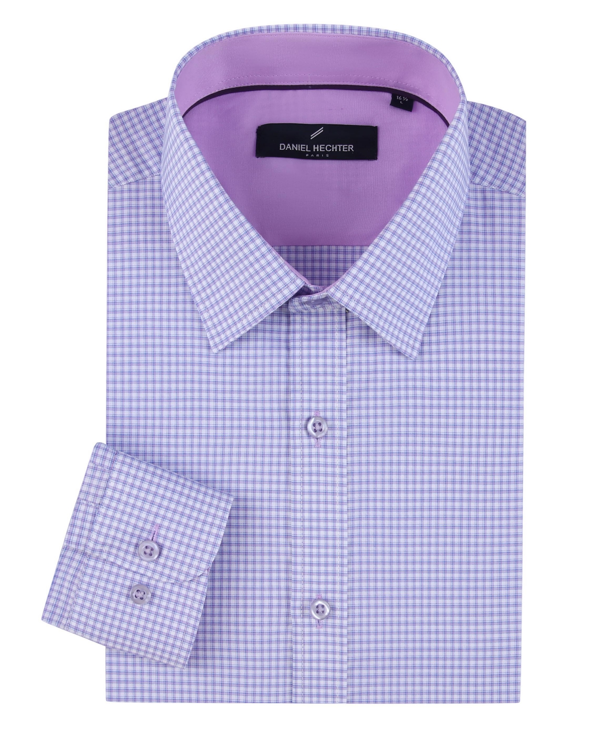 Men's Check Dress Shirt - Lilac
