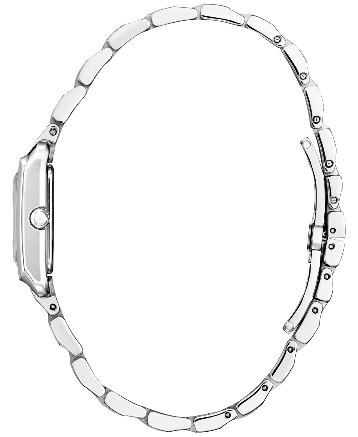 Shop Citizen Eco-drive Women's Bianca Stainless Steel Bracelet Watch 28mm In Silver-tone
