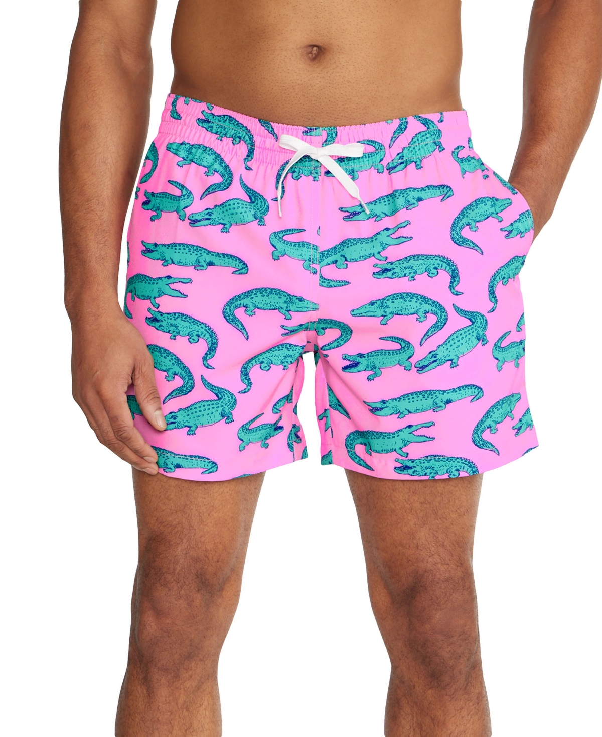 Shop Chubbies Men's The Glades Quick-dry 5-1/2" Swim Trunks In Pink