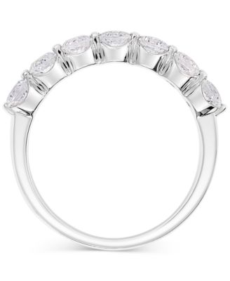 Diamond Seven Stone Band (1 ct. t.w.) in 14k White or Yellow Gold