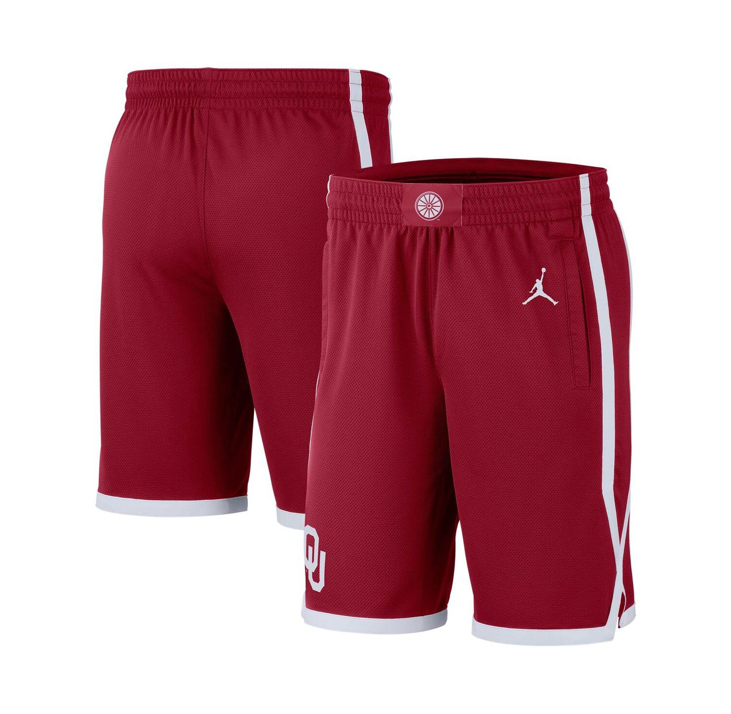 Men's Crimson Oklahoma Sooners Replica Team Basketball Shorts