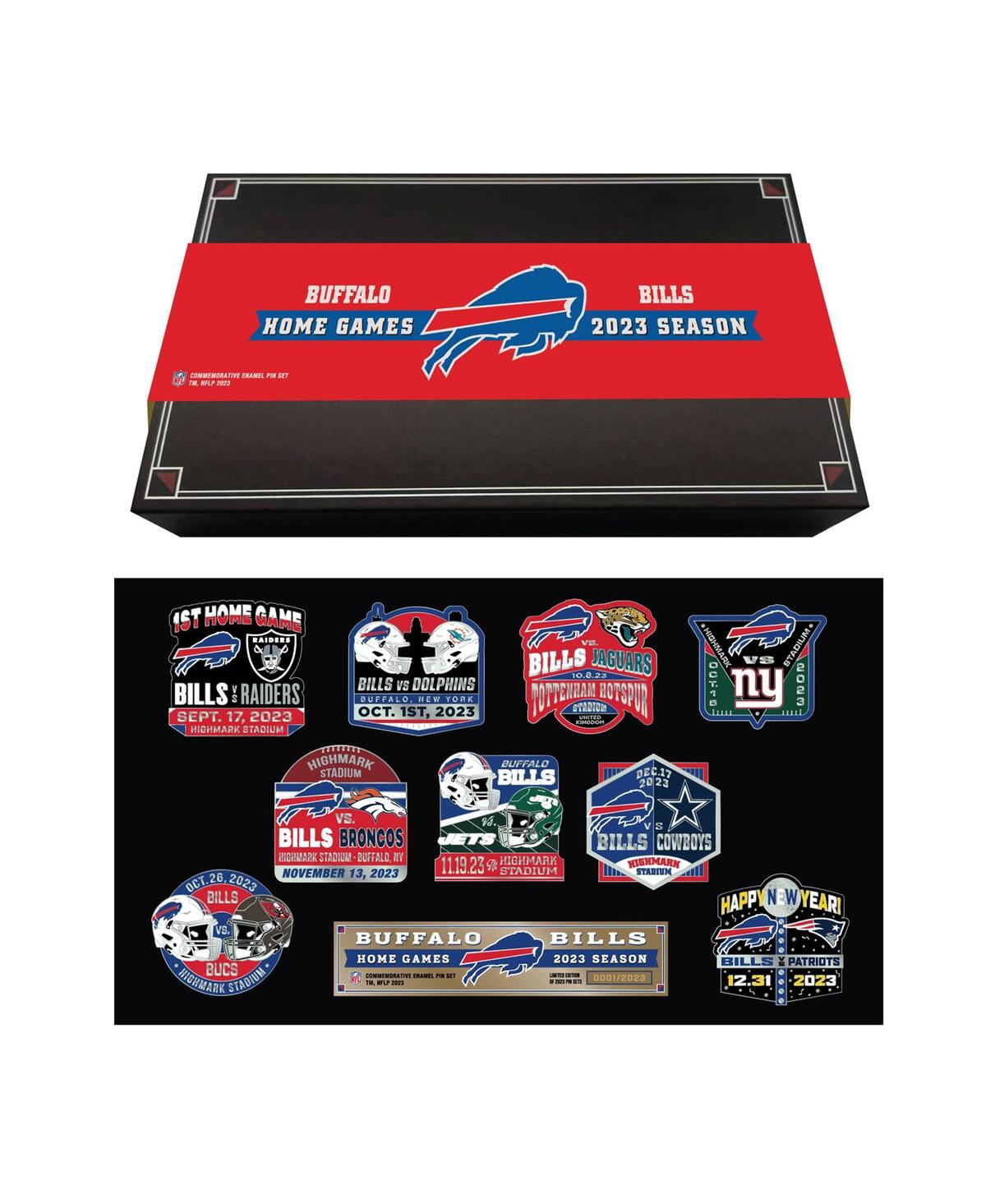 Mojo Licensing Buffalo Bills 2023-24 Game Day Pin Collector Set In Multi