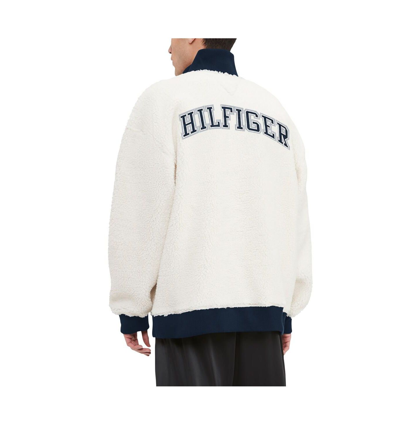 Мужская куртка Tommy Hilfiger White Dallas Cowboys Jordan Sherpa Quarter-Zip — фото 3
