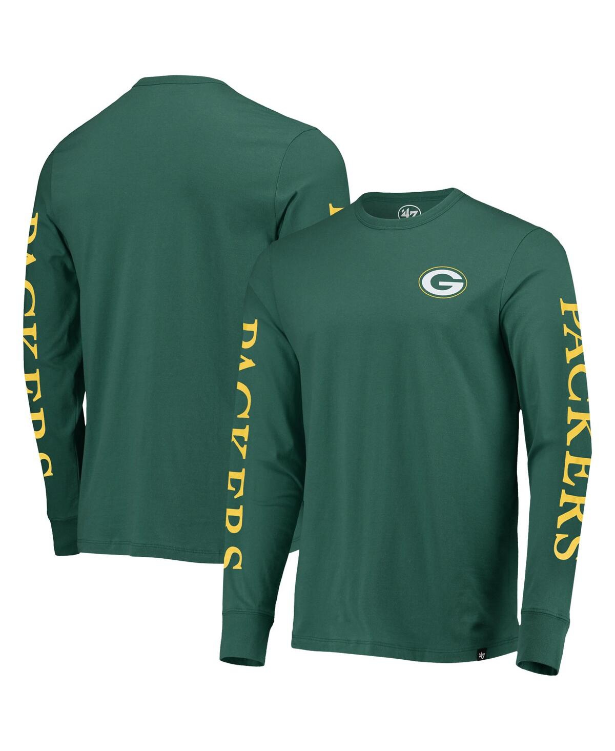 47 Brand Men's Green Bay Packers ' Green Franklin Long Sleeve T-shirt
