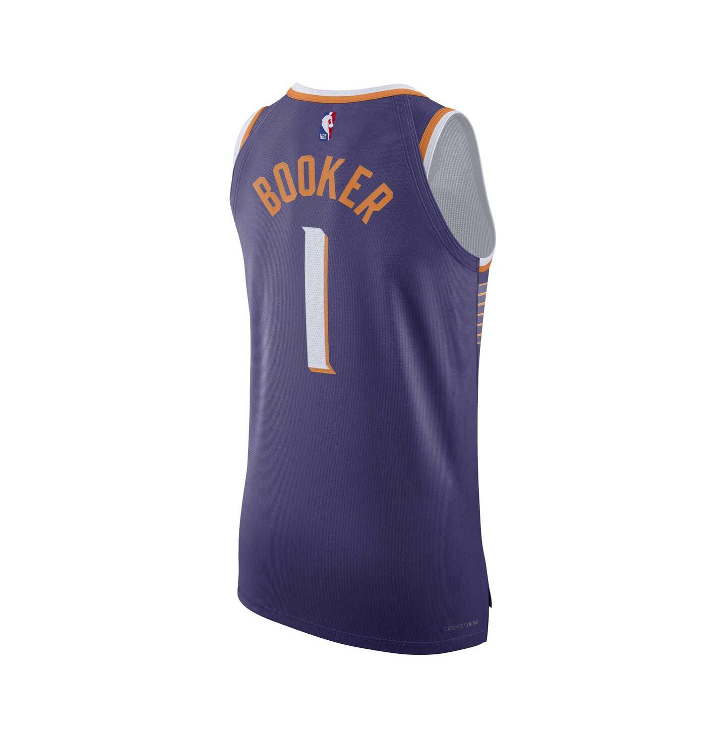 Мужской топ Nike Devin Booker Purple Phoenix Suns Authentic Jersey - Association Edition — фото 3