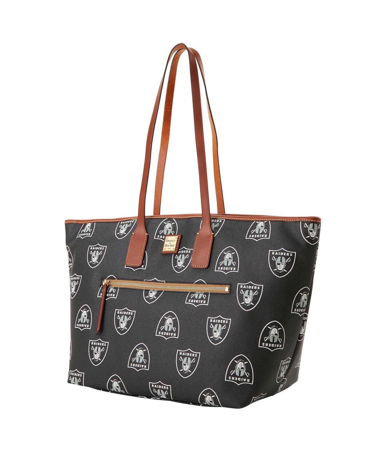 Women's Dooney & Bourke Las Vegas Raiders Sporty Monogram Zip Tote Bag