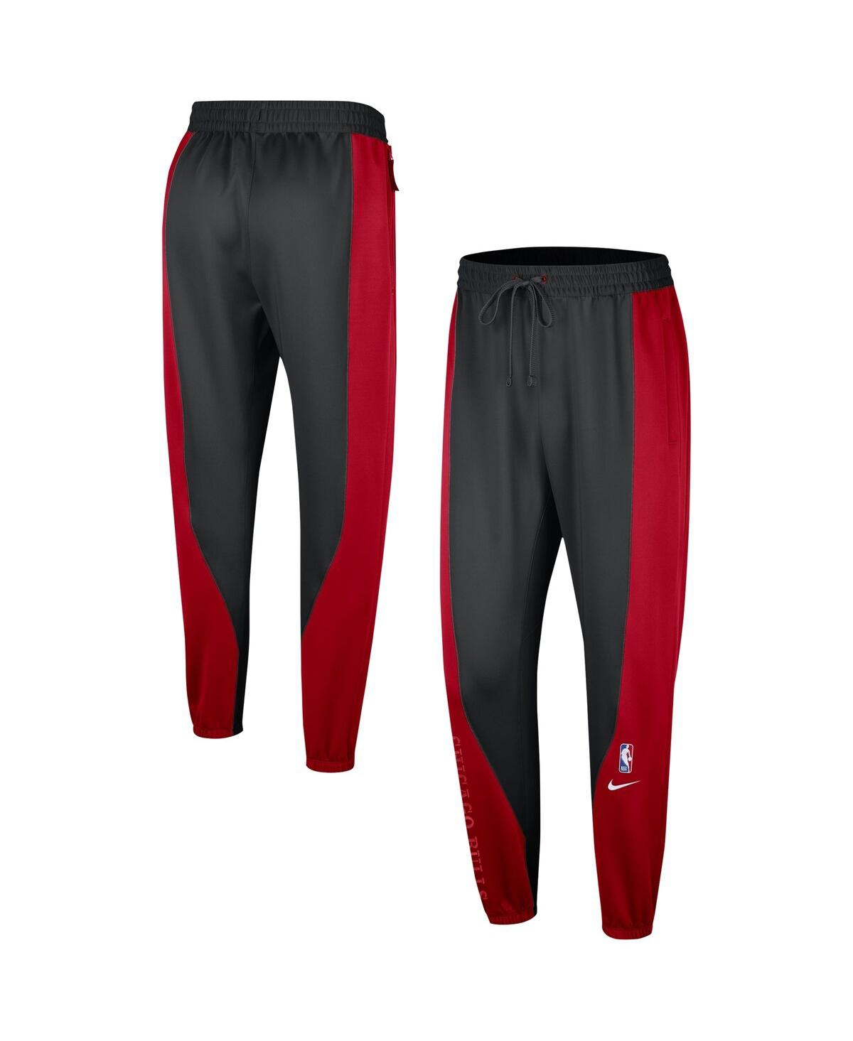 Nike Men's  Red, Black Chicago Bulls 2023/24 Authentic Showtime Pants In Red,black