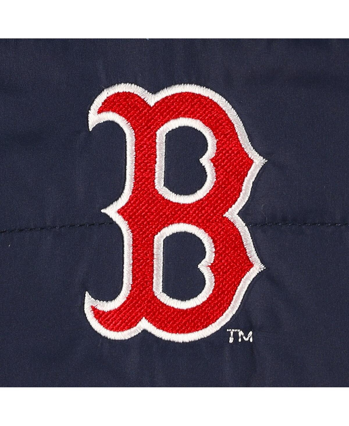 DUNBROOKE MEN'S DUNBROOKE HEATHER NAVY BOSTON RED SOX EXPLORER FULL-ZIP JACKET 