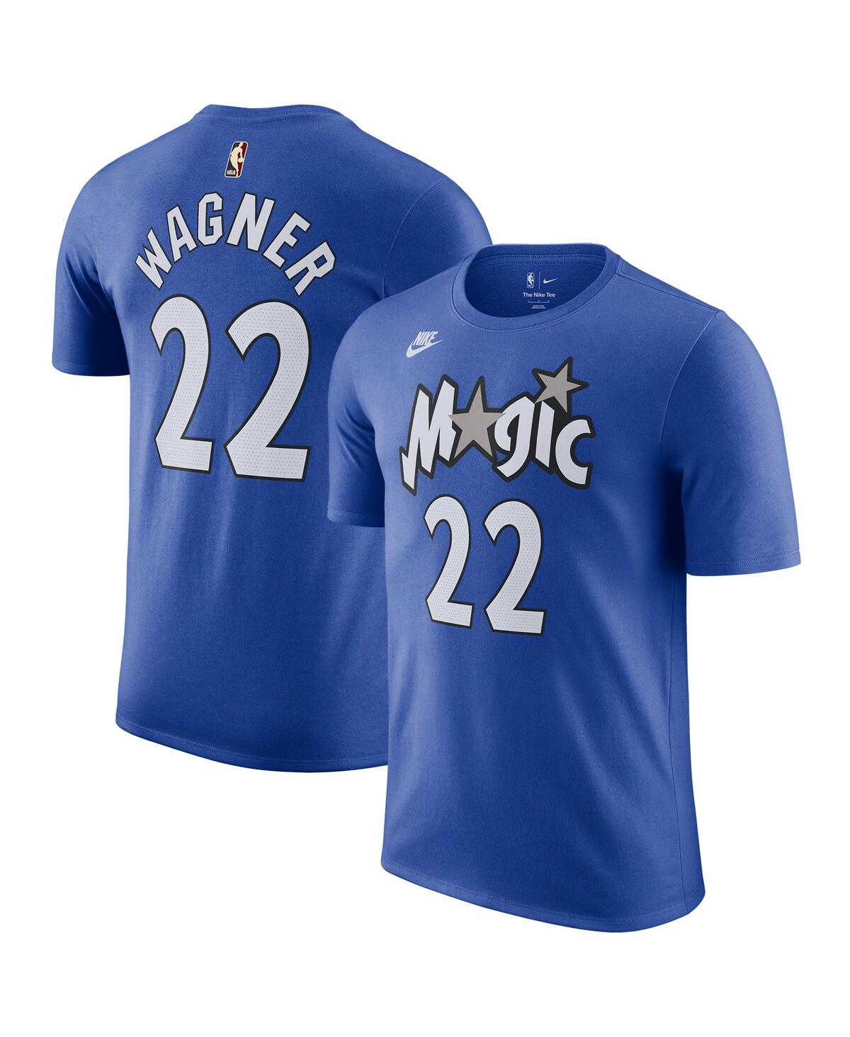 Shop Nike Men's  Franz Wagner Blue Orlando Magic 2023/24 Classic Edition Name And Number T-shirt