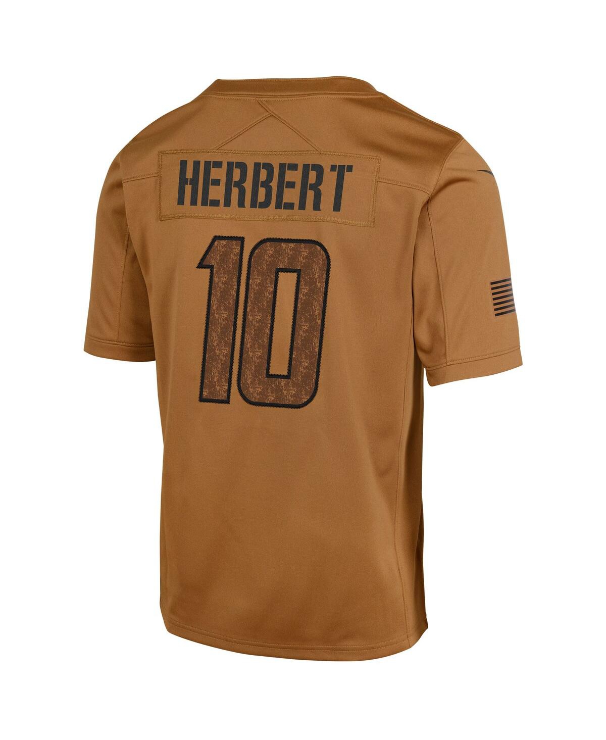 Big Boys Nike Justin HerbertLos Angeles Chargers 2023 Salute To Service Limited Jersey - Brown