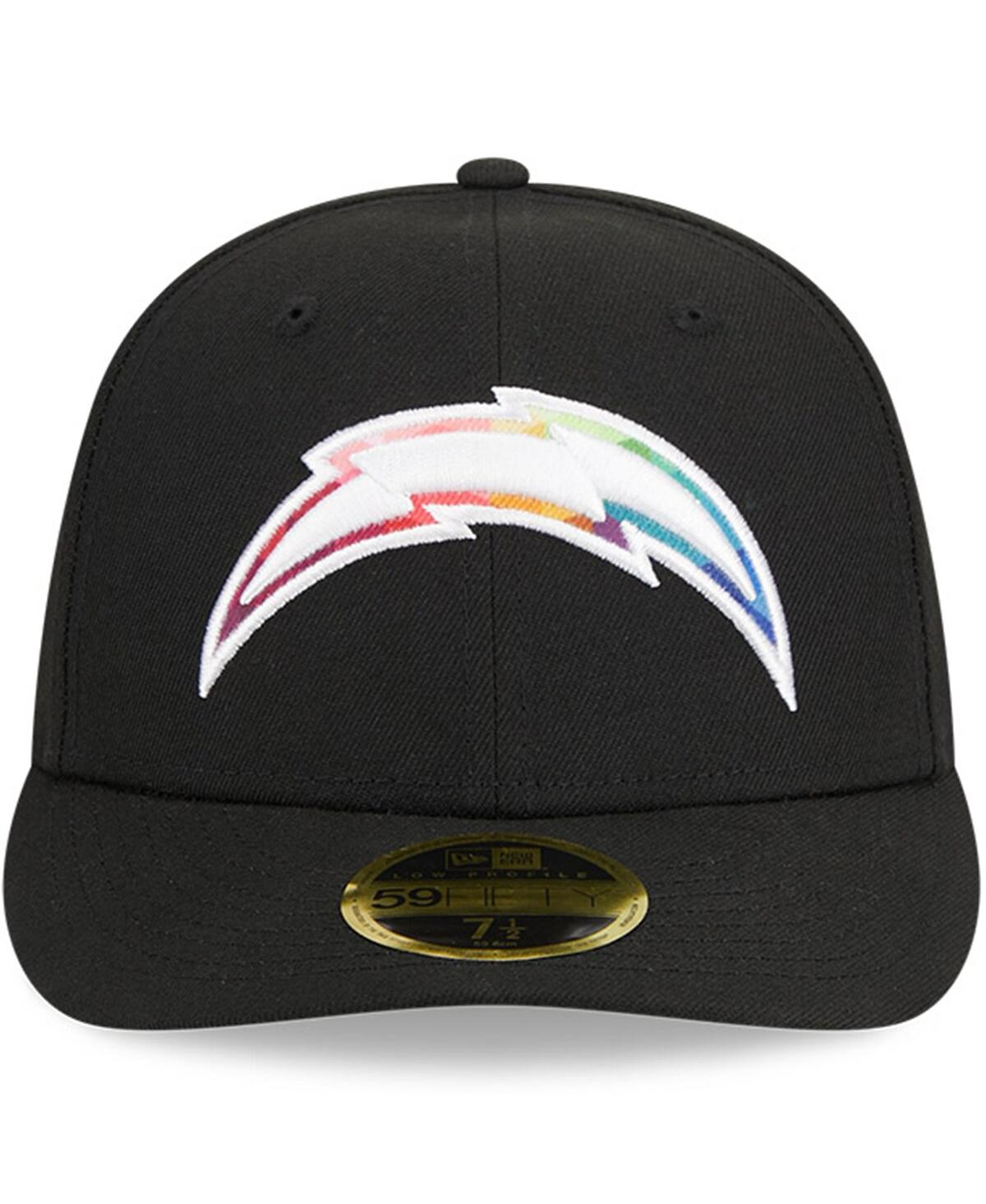 Men's New EraLos Angeles Chargers 2023 Nfl Crucial Catch Low Profile 59FIFTY Fitted Hat - Black