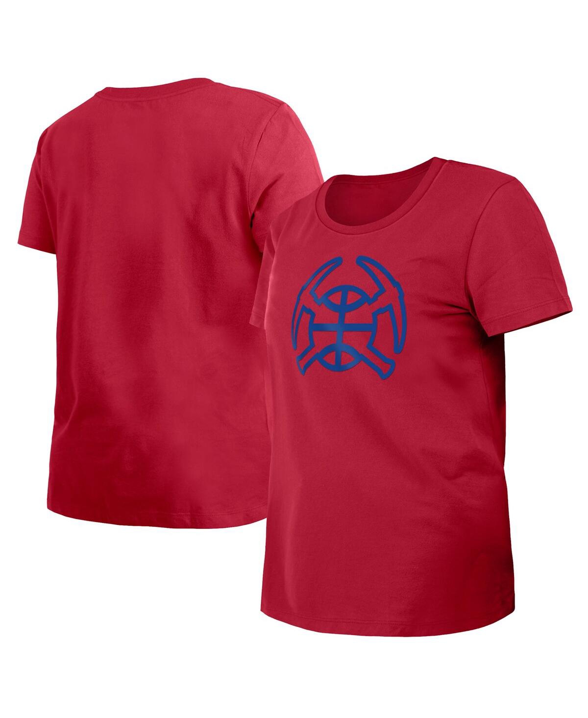 Shop New Era Women's  Red Denver Nuggets 2023/24 City Edition T-shirt