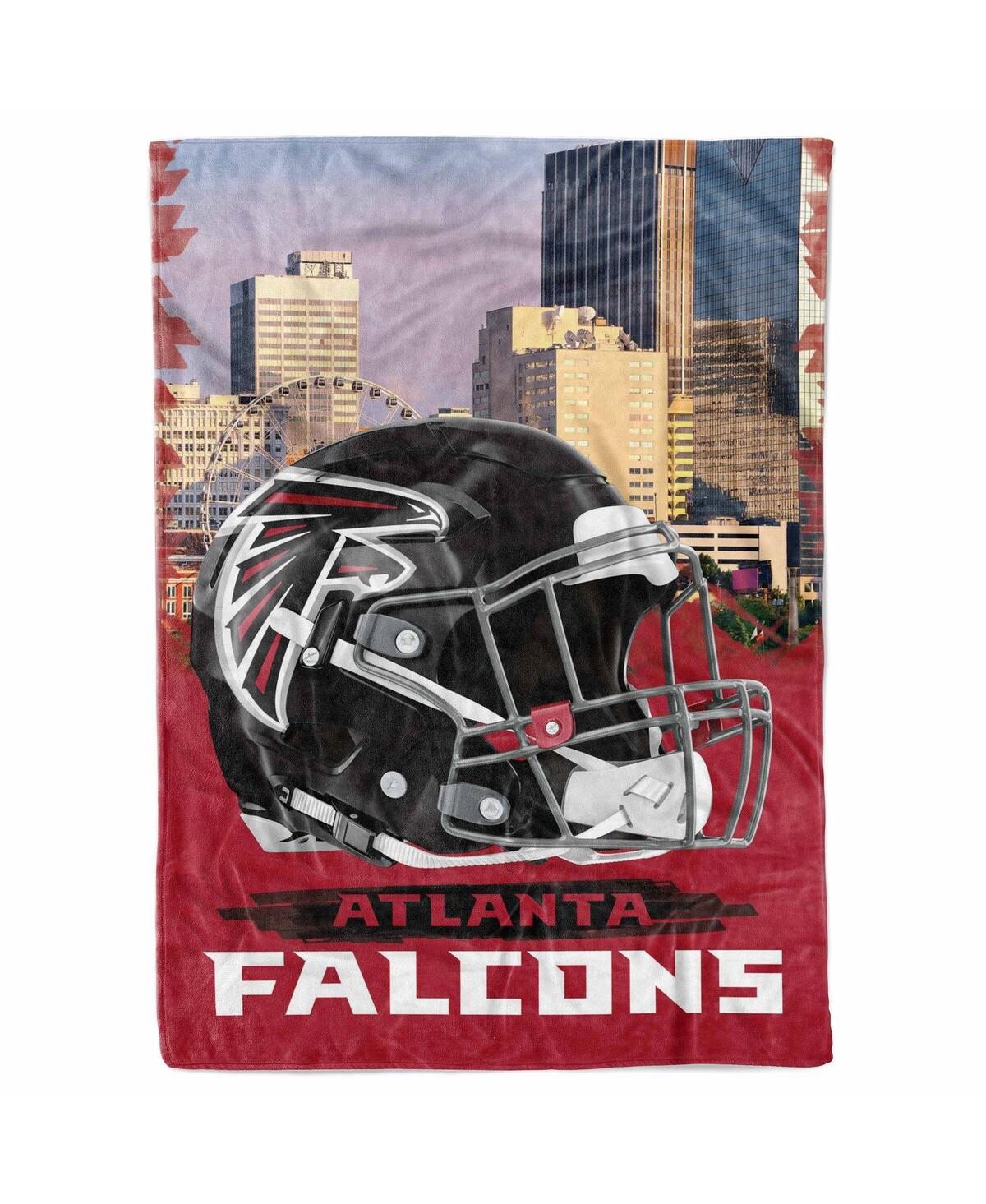 Logo Brands Atlanta Falcons 66" X 90" City Sketch Blanket In Multi