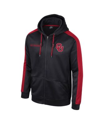 Men's Black Oklahoma Sooners Reese Full-Zip Hoodie