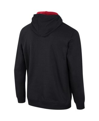 Men's Black Stanford Cardinal Half-Zip Hoodie