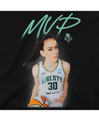 Men's and Women's Breanna Stewart Black New York Liberty 2023 WNBA MVP Player T-shirt