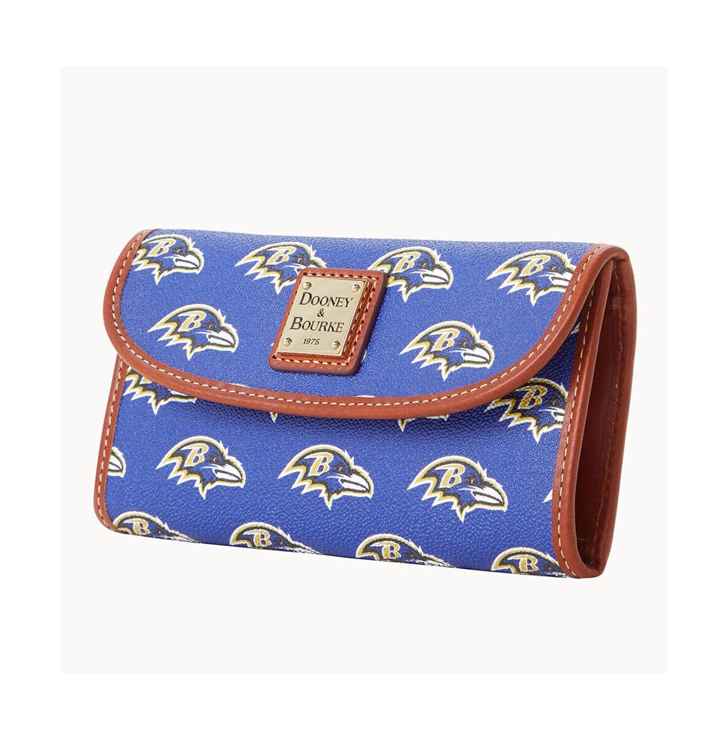 Женский клатч Dooney & Bourke Baltimore Ravens Team Color Continental Clutch — фото 4