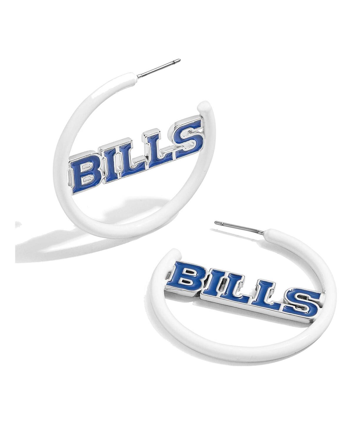 Baublebar Women's  Buffalo Bills Enamel Hoop Earrings In No Color