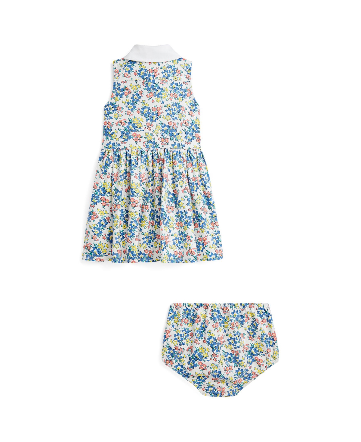 Shop Polo Ralph Lauren Baby Girls Floral Oxford Shirtdress In Charlyn Floral