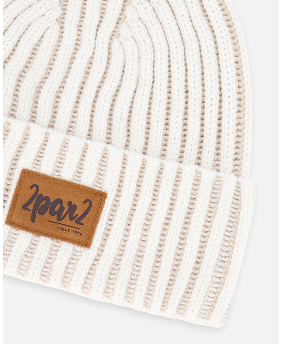 Unisex Solid Knit Hat- Toddler Child - Off white