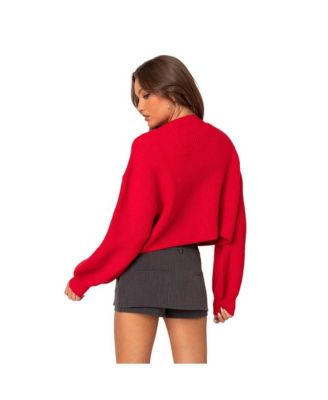 Women's Sabrina Chunky Knit Cropped Cardigan
