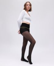 Cashmere Blend Flat Knit Sweater Tights